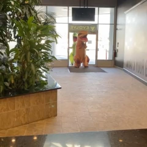 Happy Halloween from Evolve!Even the extinct need to stay in shape 🦖💪🏼