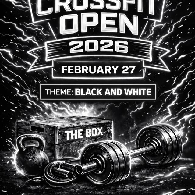 THE OPEN IS TONIGHT!!!
Come and bring your friends

Do the workout or just watch! 
Wear…