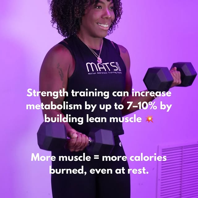 More muscle = more calories burned! That’s a fact! #matsboston #strengthtraining #small…