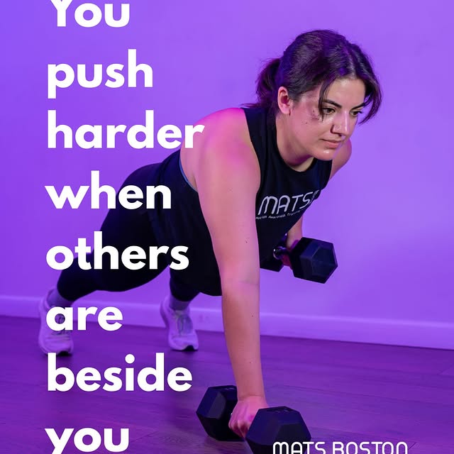 It is a fact that small group training keeps you accountable! #matsboston #smallgrouptr…