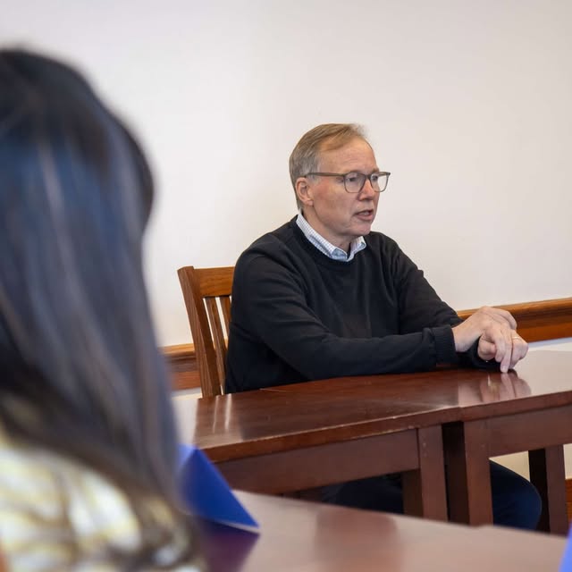In February, we were honored to welcome Steve Coll to campus as our Ben Geers Keys Scho…