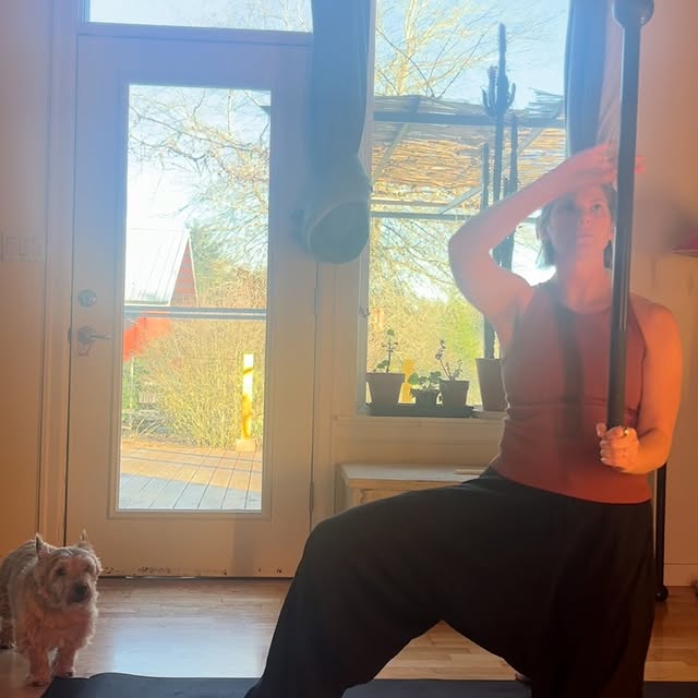 Megan has a few spots left for her 4-week Steel Mace Vinyasa series at Fitness Connecti…