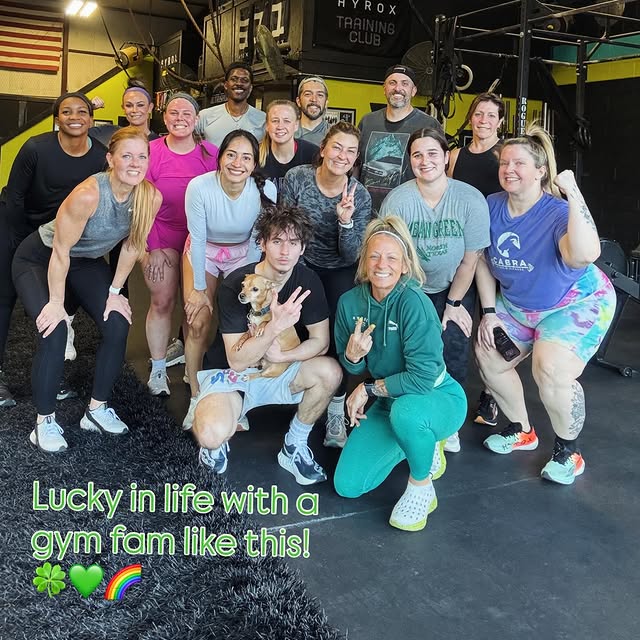 Feeling lucky 💚💚 Happy St. Paddy’s Day ☘️#communityiseverything #cabrahybridfitness #…