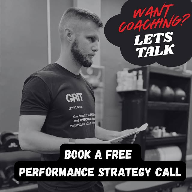 Want coaching? Let’s talk.

Coach Hodges is opening up free performance strategy calls …