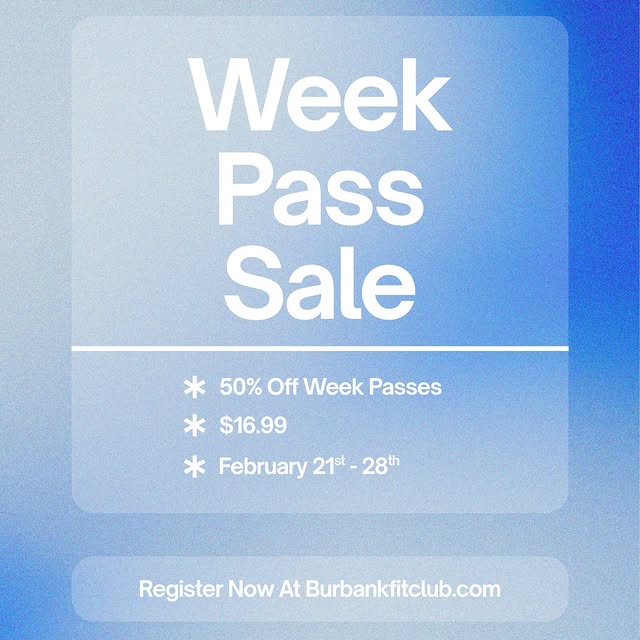 Week Pass Sale is here 🔥

For a limited time, all week passes are 50 percent off, just…