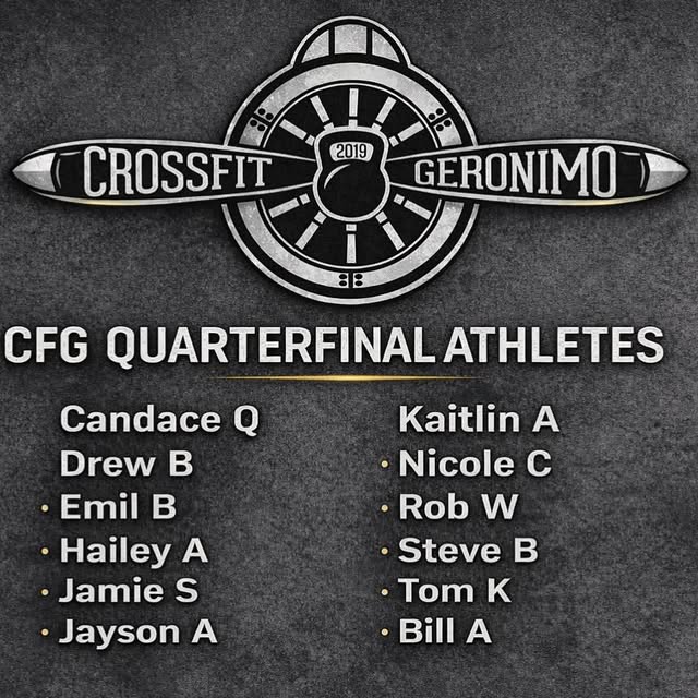 Congratulations to these CFG athletes on qualifying for the Quarterfinals! 👏
Hard work…
