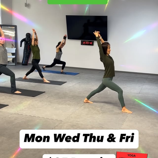 Looking for a good noon stretch or some mobility? Join us for yoga at noon 4 days at we…