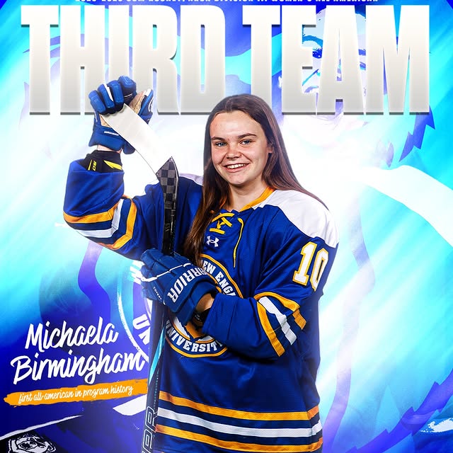 THE FIRST IN PROGRAM HISTORY 🇺🇸

@wnewomenshockey’s Michaela Birmingham has been name…