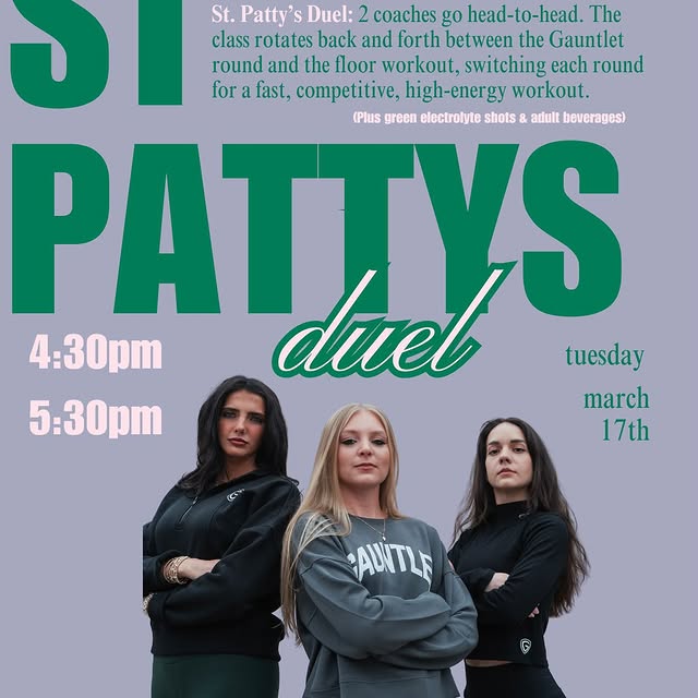 Secure your spot now in the app!!! 🍀