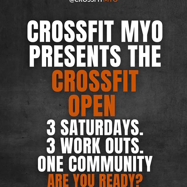 Join us on Saturdays for CrossFit Games Open Workouts! Arrive 30 minutes before your he…