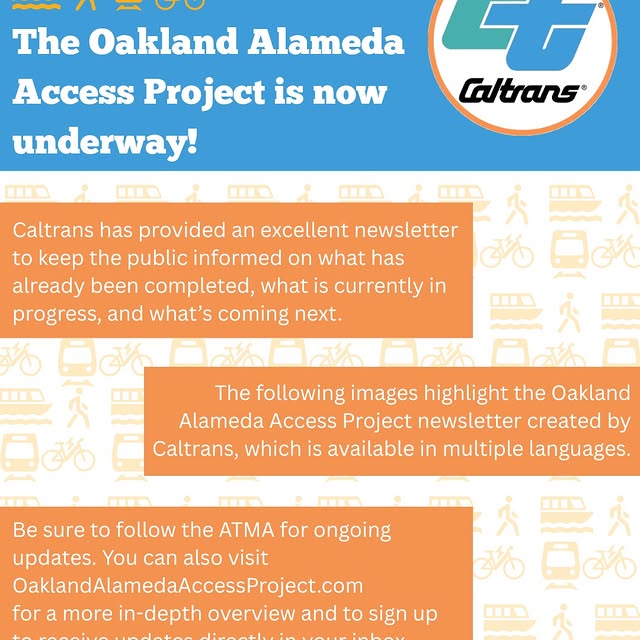 🚧 Big changes are underway! The Oakland Alameda Access Project is moving forward, and …
