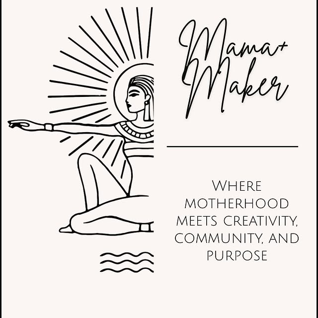 MAMA + MAKER a monthly series spotlighting incredible moms who are raising more than ju…