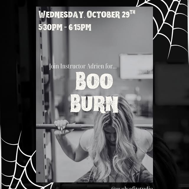 NEXT Wednesday join Adrien for Evolve’s 2025 Halloween class! 🎃🦇

Wear your Halloween…