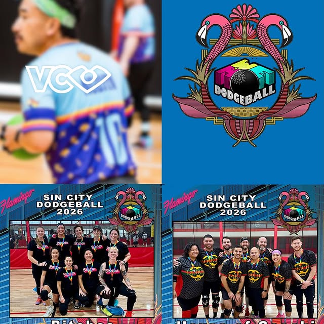 Congrats to our Sin City Champs! As a special surprise our partners at @vcdodgeball are…