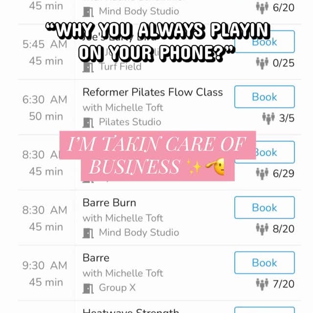 waitlist who? Never heard of her ✨ Don’t play about your schedules, book in advance 🤪
