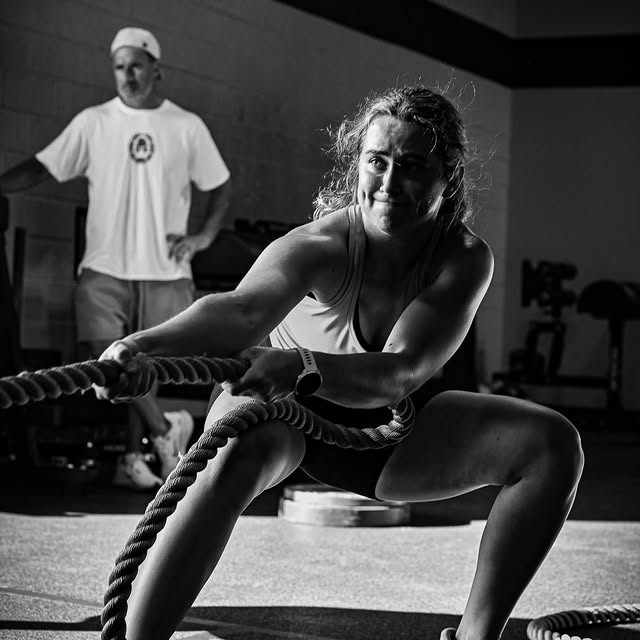 The Sled Pull at the 2026 True Fitness Hyrox Simulation