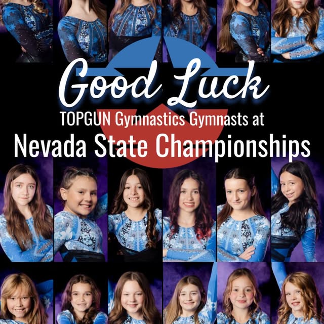 And we’re off to State! Wish these girls the best of luck! #topgungymfallon #statechamp…