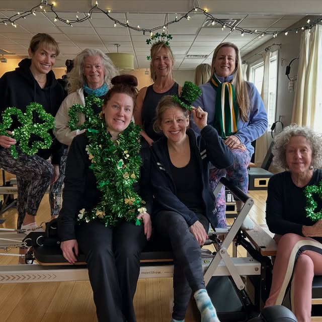 St. Patrick themed Reformer classes with Mary! ☘️