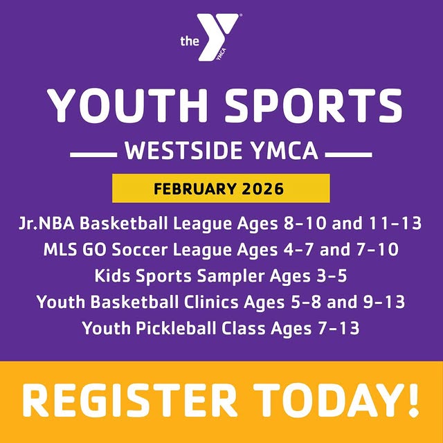 🏀⚽ Westside YMCA Youth Sports — February Programs Now Open! ⚽🏀
Get your kids active t…