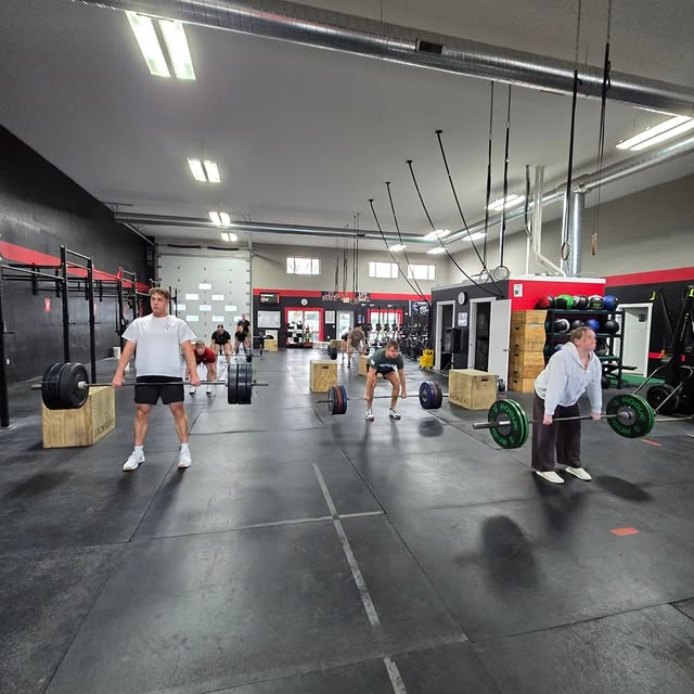 We didn't have enough box jumps last week...🙄...Great job everyone!