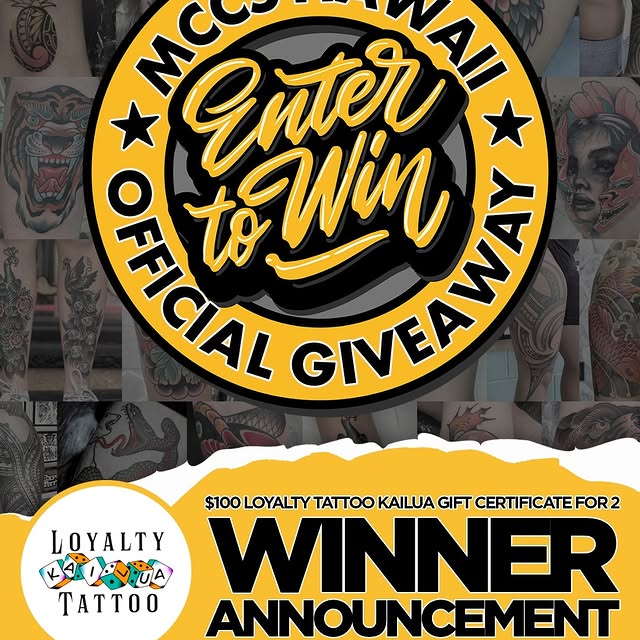 **TATTOO TUESDAY GIVEAWAY WINNER ANNOUNCEMENT!**
CONGRATULATIONS to KATHY LANDRON on Fa…