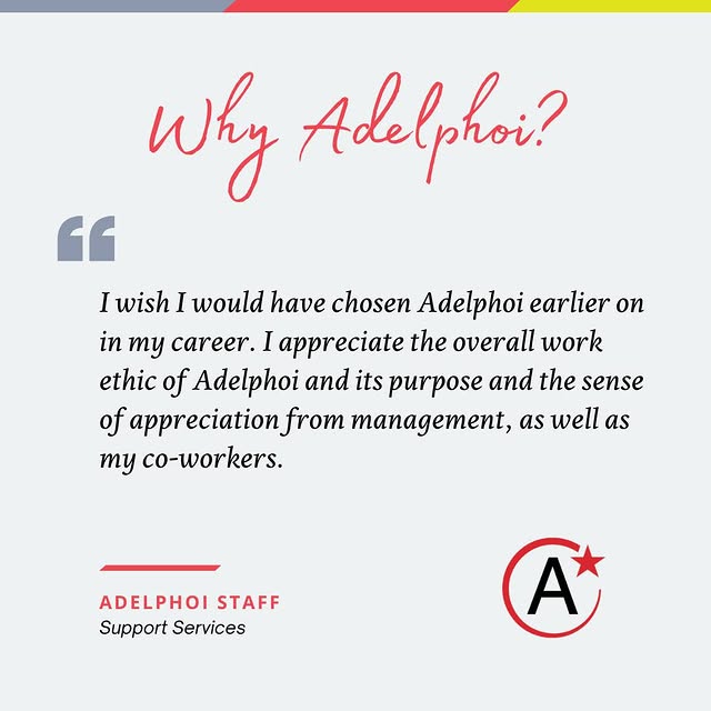 Why build your career at Adelphoi? 
Our staff say it best.

"I wish I would have chosen…