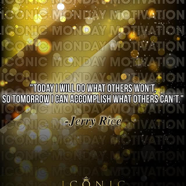 ✨ICONIC MONDAY MOTIVATION✨
•••
Success comes from the things most people avoid- discipl…