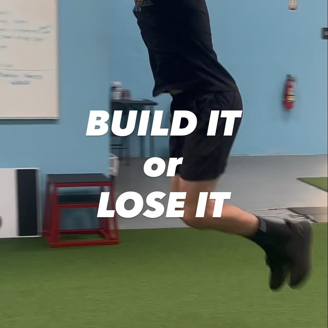 If you don’t use it, you lose it.

That includes power, elasticity, and force generatio…