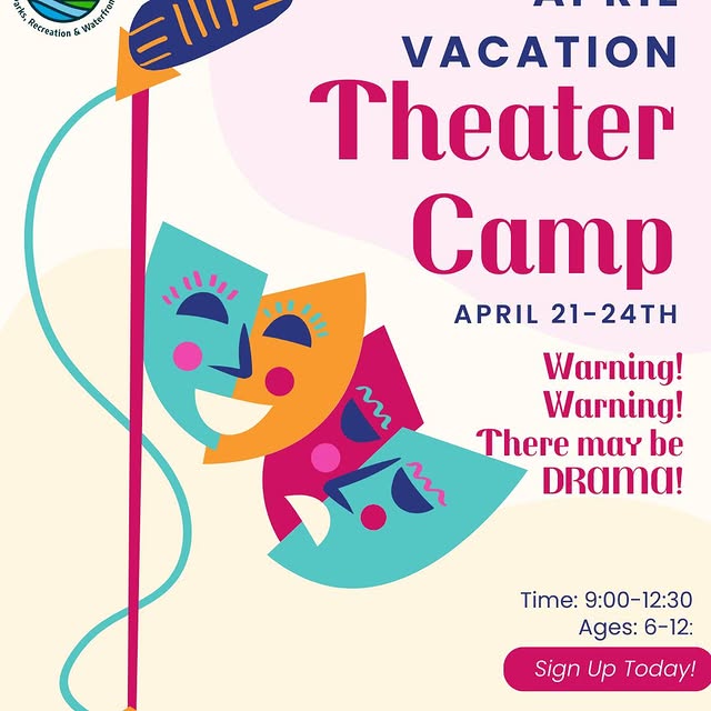 🎭We have a dramatic addition to our April Vacation line-up! Join Mr. Regan for Theater…