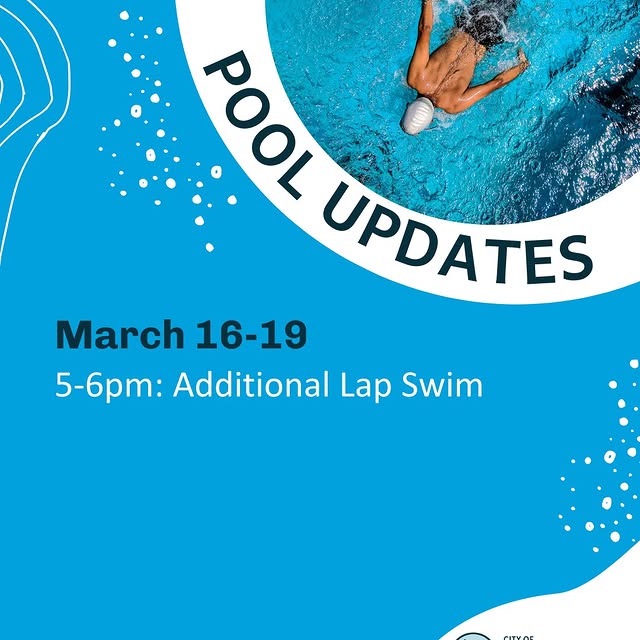 💦We have an additional lap swim time this week while ABF is on break! Stop by for your…