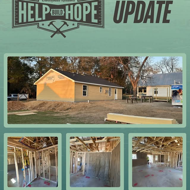 Help Build Hope Update!!! Here are some pictures from one of the houses we assembled th…