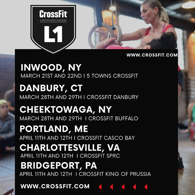 Upcoming Level 1 Seminars for the remainder of March, and including upcoming April. Mak…