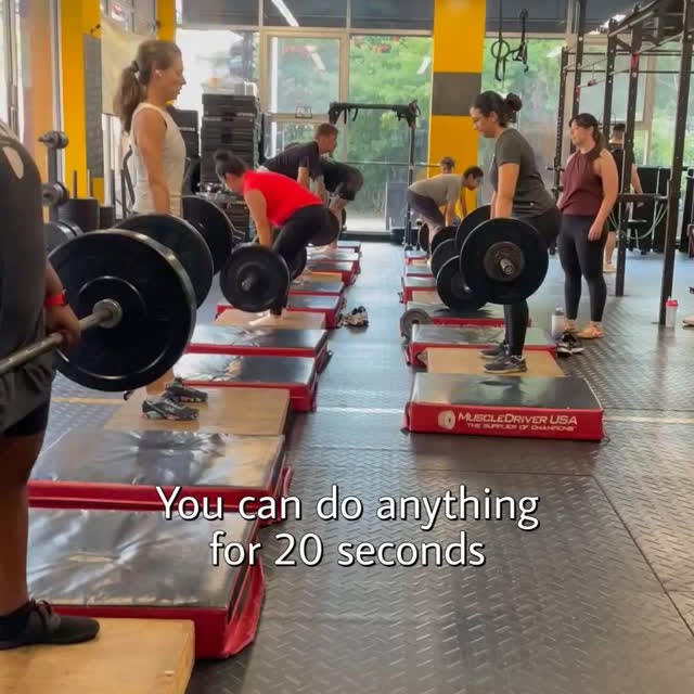 You can do anything for 30 seconds. It doesn't get easier—you just get stronger. That v…