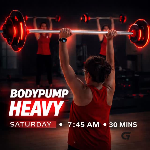 🔥 BODYPUMP HEAVY SAT at 7:45 AM🔥

We’re slowing things down and lifting heavier.

Joi…