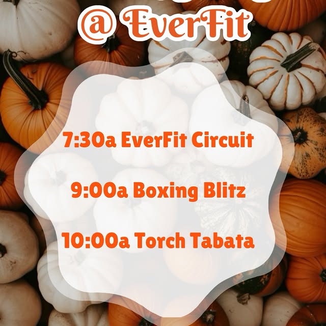 Start Turkey Day with your EverFit family! Bring a friend or family member for free!