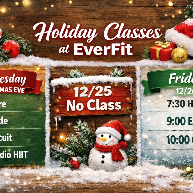 Celebrate the season with us at EverFit!