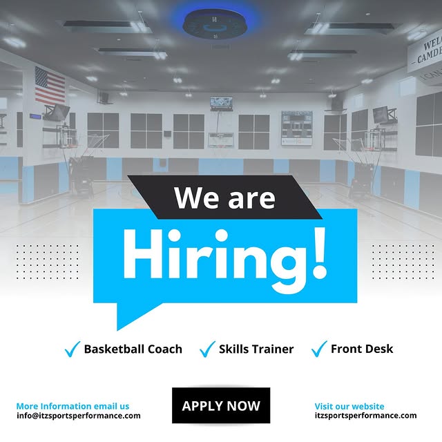 We’re hiring part-time coaches & trainers at ITZ Sports Performance.

This is not a ful…