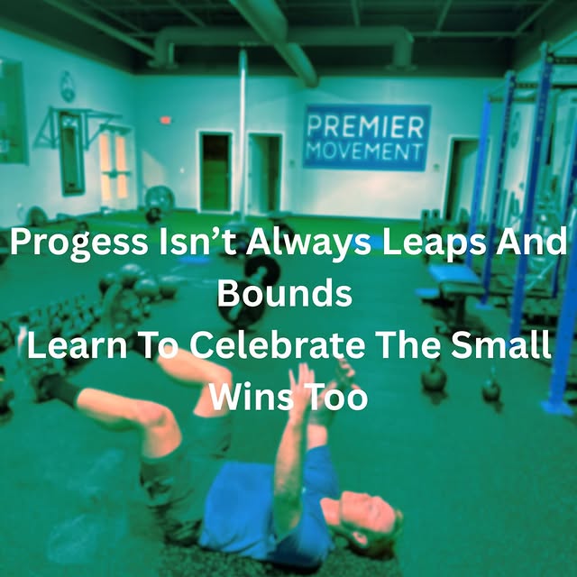 Every little win should be celebrated.