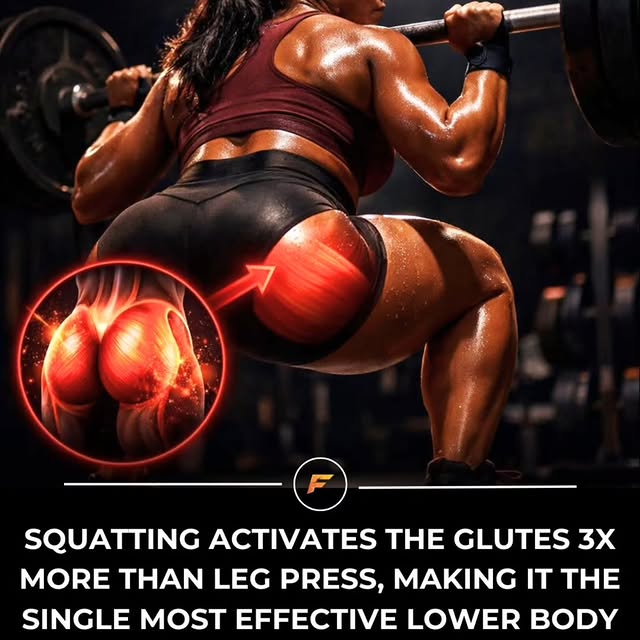 The squat is not optional — it is the single most effective exercise for building the g…