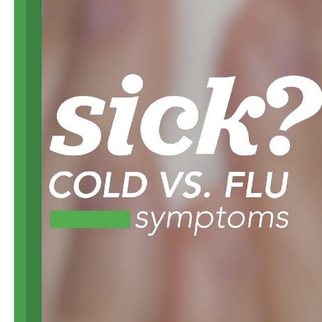 How do you know if it's a cold or the flu? There are a few big signs! #coldsymptoms #fl…
