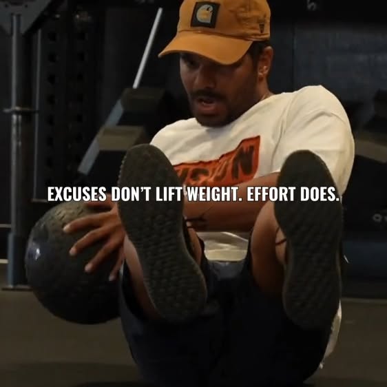 Excuses don’t lift weight. Effort does. 💪

This is where mindset gets sharper, muscle …