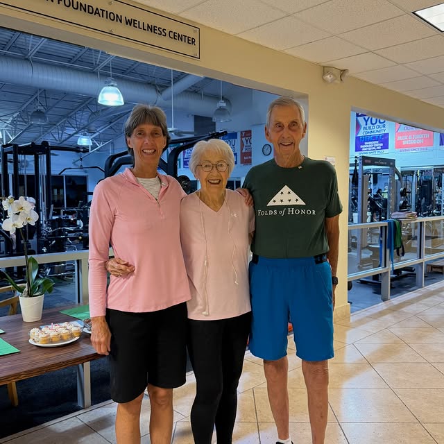 90 years young and still going strong ☘️

Happy birthday to Carolyn DeWolf, pictured wi…