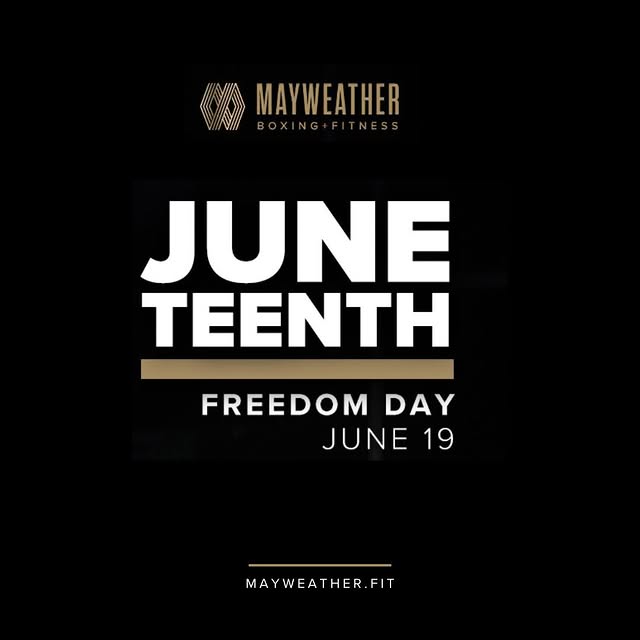 Boxing teaches us to rise after every round + every workout. 🥊The story of Juneteenth …