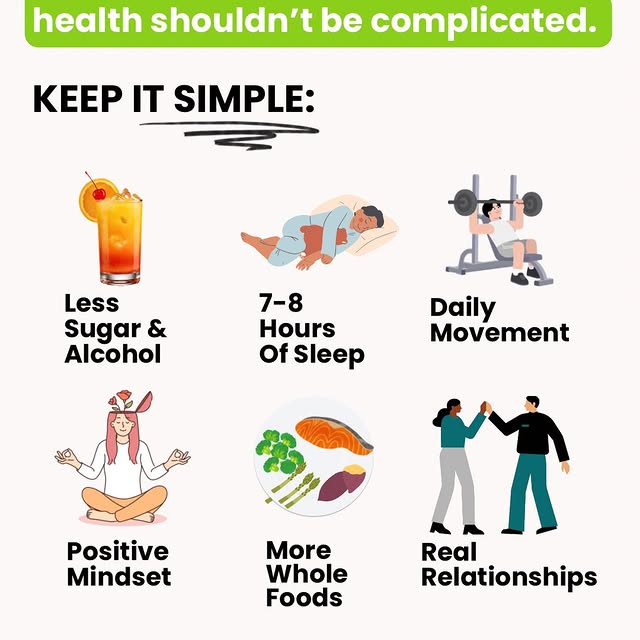 Something as fundamental as health shouldn’t be complicated. 

𝗞𝗲𝗲𝗽 𝗶𝘁 𝘀𝗶𝗺𝗽𝗹…