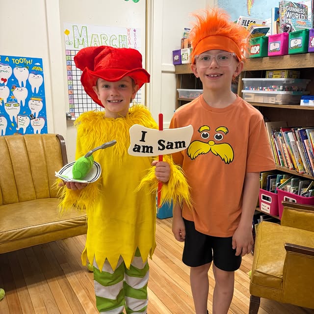 Last Friday we celebrated Dr. Suess Day, which gave students the opportunity to dress u…