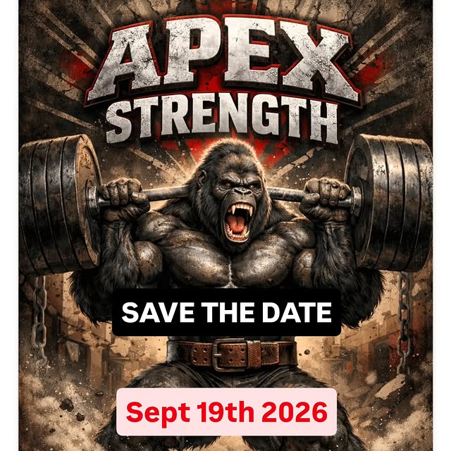 sign up now for Early bird pricing!!

https://ironpodium.com/browse/ev/apex-strength-ga…