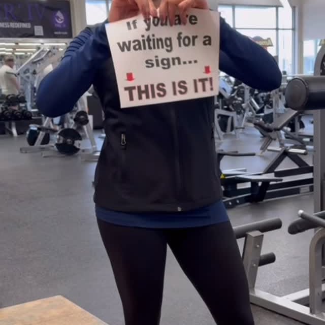 Consider this your sign ➡️ gym time. Happy Friday!

#amesfitness #motivation