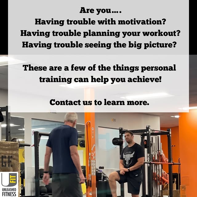 Contact us to learn more about how personal training can help you reach your goals!