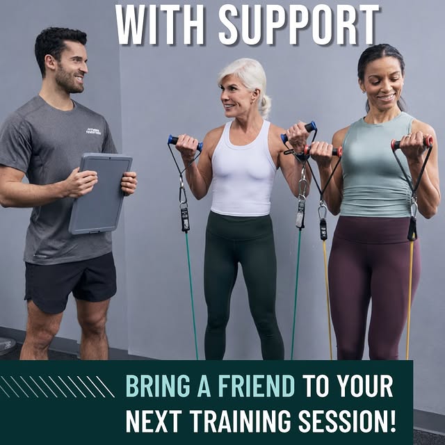 Working out is better together. Bring a friend to your next training session and push e…