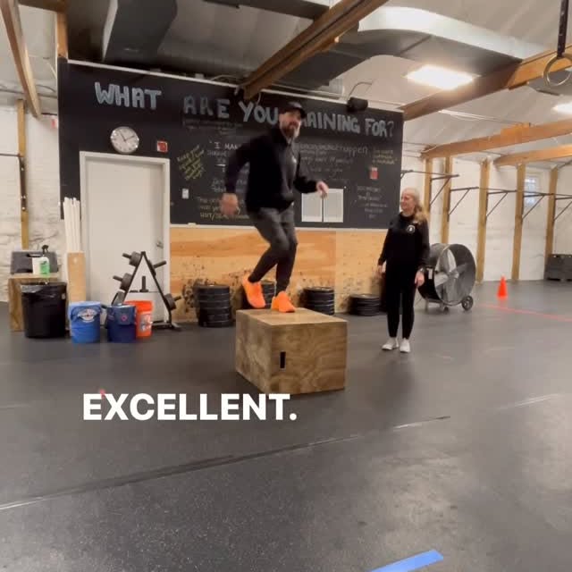 Can Doug jump onto the box? This is a very difficult maneuver in CrossFit and one that …